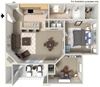 D Heritage 817 to 859 SF RENOVATED